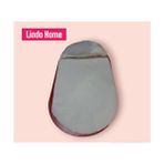Lindo Home Ahşap Puset Alt Minder ve Yastık %100 Pamuk 65X33 cm 0-13 kg Taşıma Kapasitesi ile Sallanır - Beyaz