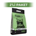 Lindocat 2x10 lt Topaklaşan Kokusuz İnce Taneli Bentonit Kedi Kumu