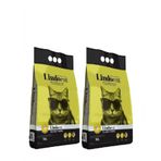 Lindocat Kokusuz Bentonit Topaklanan Kalın Taneli 2x10 lt Kedi Kumu