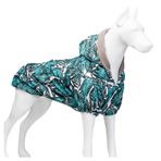 Lindodogs Aqua Black Aqua 4 Polarlı Su Geçirmez Köpek Yağmurluğu