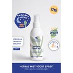 Lindos Doğal Sitronella ve Limon Otu Etkili Herbal Mist Vücut Spreyi