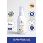 Lindos Organik Mineral Filtreli Güneş Kremi Non Nano Çinko Oksit Spf50 Bebek, Çocuk Ve Yetişkinler Için 100 ml