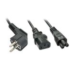 Lindy 30047 Siyah C13-C5 Coupler Güç Kablosu