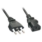 Lindy 30415 Siyah CEI 23-16 C13 Coupler Güç Kablosu