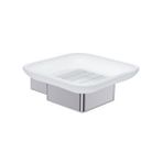 Line Bathroom Averta Sabunluk ( Buzlu Cam) Krom Gümüş