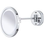 Line Bathroom Büyüteçli Ayna 506102 Çift Kolu LED Işıklı 3x Krom - Gri
