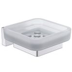 Line Bathroom Prime Sabunluk (buzlu Cam) Krom Beyaz