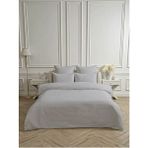 Line Gri Pamuk Saten Çift Kişilik Nevresim Takımı Lastiksiz Çarşaflı 4 Parça Set - 200 x 220 cm