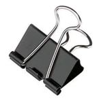 Linea Binder Clips 51 mm Siyah Renk Metal Mandal Klips 12 Li Kutu Ölçülerle Pratik Kullanım