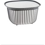 Linea Kare Çizgi Desenli Kase 4 Lt -BNM-3712 - Renkli