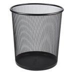Linea Metal Delikli Çöp Kovası Siyah