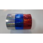 Linea Parlak Lazer Bant 30*3.8 3 Adet Gümüş-Kırmızı-Mavi