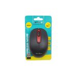 Linea Weibo 1600/2400/3200 Dpi Kablosuz Mouse 2.4 Ghz Rf-4005 Siyah/kırmızı