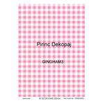 Lineart LA-GINGHAM3 Pirinç Dekupaj Kağıdı