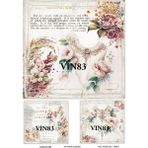 Lineart VIN83 Pirinç Dekupaj Kağıdı