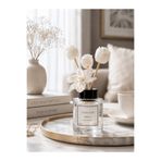 LİNECRAFT Vanilya Oda Kokusu Dekoratif Çiçek Taşlı 120 ml Bambu Difizör