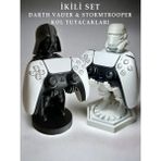 Lineex Star Wars Darth Vader & Stromtrooper Kol Tutucu, Joystick Kumanda Standı, Xbox / Ps4 / Ps5 Uyumlu
