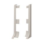 Linela Pvc Süpürgelik Kaşmir - Lnl416 Bitiş Kapağı Aksesuarı 1 Paket - 2 Adet