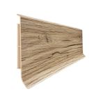 Linela Suya Dayanıklı Pvc Süpürgelik 8 Cm - Wellington Meşe - Lnl402