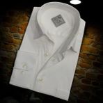 Linen Keten Klasik Uzun Kollu Beyaz Erkek Gömlek (Regular Kalıp) - 2XL