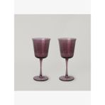 Linens Alexa 2'li 370 ml Kadeh Mürdüm
