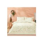 Linens Allday Lukıs Pamuk Saten Nevresim Takımı Çift Kişilik Ekru