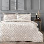 Linens Borneo Çift Kişilik Yatak Örtüsü Seti Taş - 260 x 250 cm