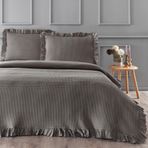 Linens Bsp Çift Kişilik Yatak Örtüsü Seti Vizon