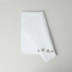 Linens Chestnut Pamuk 50x85 Cm Yüz Havlusu Beyaz