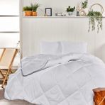 Lınens Comfy Cıft Kısılık Sılıkon Yorgan - 195 x 215 cm - 100 - Beyaz