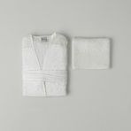 Linens Elia Bambu m/l Bornoz Seti Beyaz
