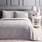 Linens Glace Çift Kişilik Yatak Örtüsü Seti Gri - 260 x 250 cm