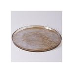 Linens Gleam Cam 32 cm Şeffaf Kahve Amber Supla