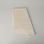 Linens Liona Keten Yüz Havlusu 50X85 cm Naturel - Naturel - Kum Rengi