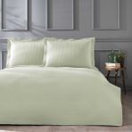 Linens Mist Çift Kişilik Yatak Örtüsü Seti Açık Yeşil - 220 x 240 cm