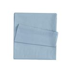 Linens Mix Match Mavi Pamuk Saten Çift Kişilik Çarşaf