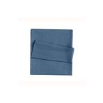 Linens Mix Match Pamuk Saten indigo King Size Çarşaf