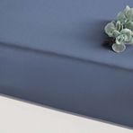 Linens Mix Match Pamuk Saten İndigo Tek Kişilik Lastikli Çarşaf