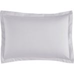 Linens Mix&Match Pamuk Saten 2'li Volanlı Yastık Kılıfı Seti Gri - 50 x 70 cm