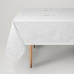 Linens Ribbon 150x250 cm Masa Örtüsü Kırık Beyaz