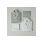 Linens Sage Pamuk 4'lü S/M- L/XL Bornoz Seti