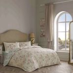 Linens Sc Allday Fleur Nevresim Takımı Çift Kişilik Krem