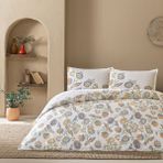 Linens Sc Allday Tresca Nevresim Takımı Çift Kişilik Turuncu