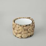 Linens Straw Porselen 13,x9,8 cm Sunum Kasesi - Beyaz