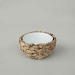 Linens Straw Porselen 16,5x9 cm Sunum Kasesi - Beyaz