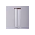 Linens Stripe Roller Cam-Akasya Kapak 1700 ml 10x10x28 cm Kavanoz