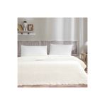 Linens Tencel Velure Pike Çift Kişilik Ekru