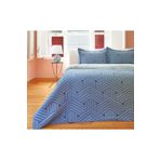 Linens Vita Mavi Çift Kişilik Yatak Örtüsü Seti