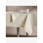 Linens Vivere 150x150 cm Masa Örtüsü Naturel