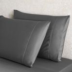 Linens X TENCEL™ Lyocell 2'li Standart Yastık Kılıfı Antrasit